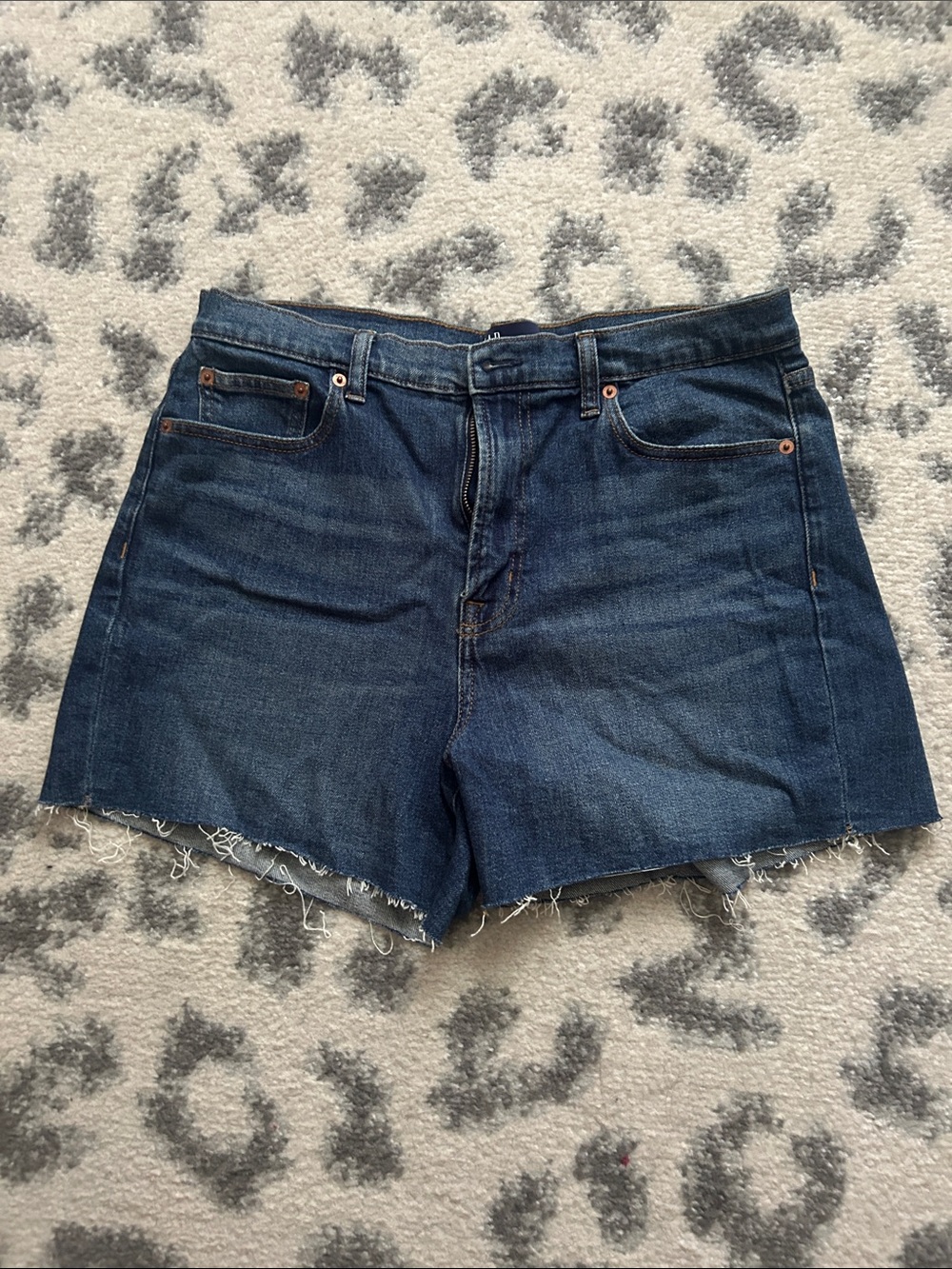Gap Dark Blue Denim Cutoff Shorts